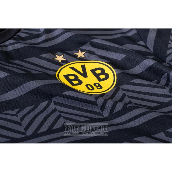 Camiseta De Futbol Pre Partido del Borussia Dortmund 2022 Negro